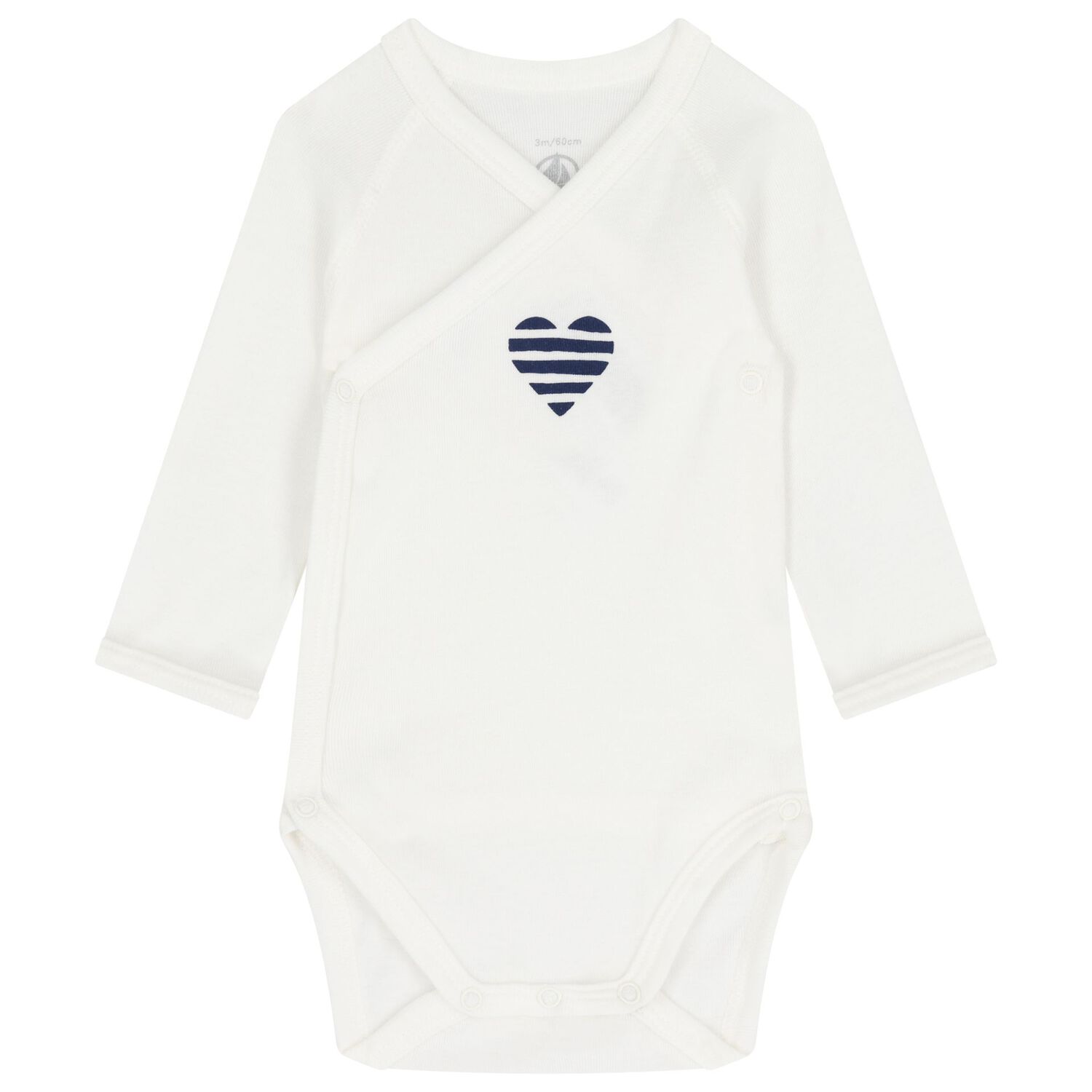 White Hearts Baby Bodysuit ( 3-Pack ), 1, hi-res