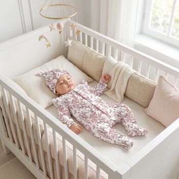 Baby Girls White & Pink Africa Babygrow Gift Set  