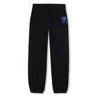 Boys Black Logo Joggers, 1, hi-res