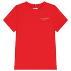 Boys Red Logo T-Shirt, 2, hi-res
