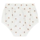 طقم فستان عاجي وبيج للبنات الصغار, 2, hi-res