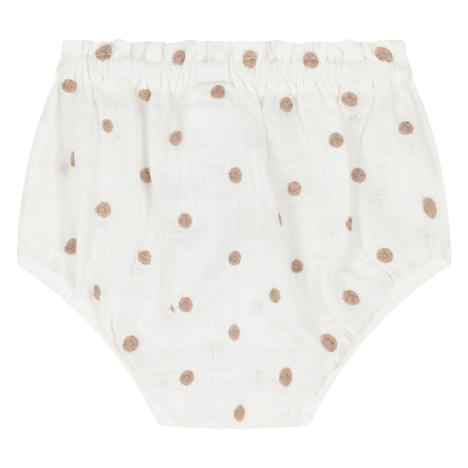 طقم فستان عاجي وبيج للبنات الصغار, 2, hi-res