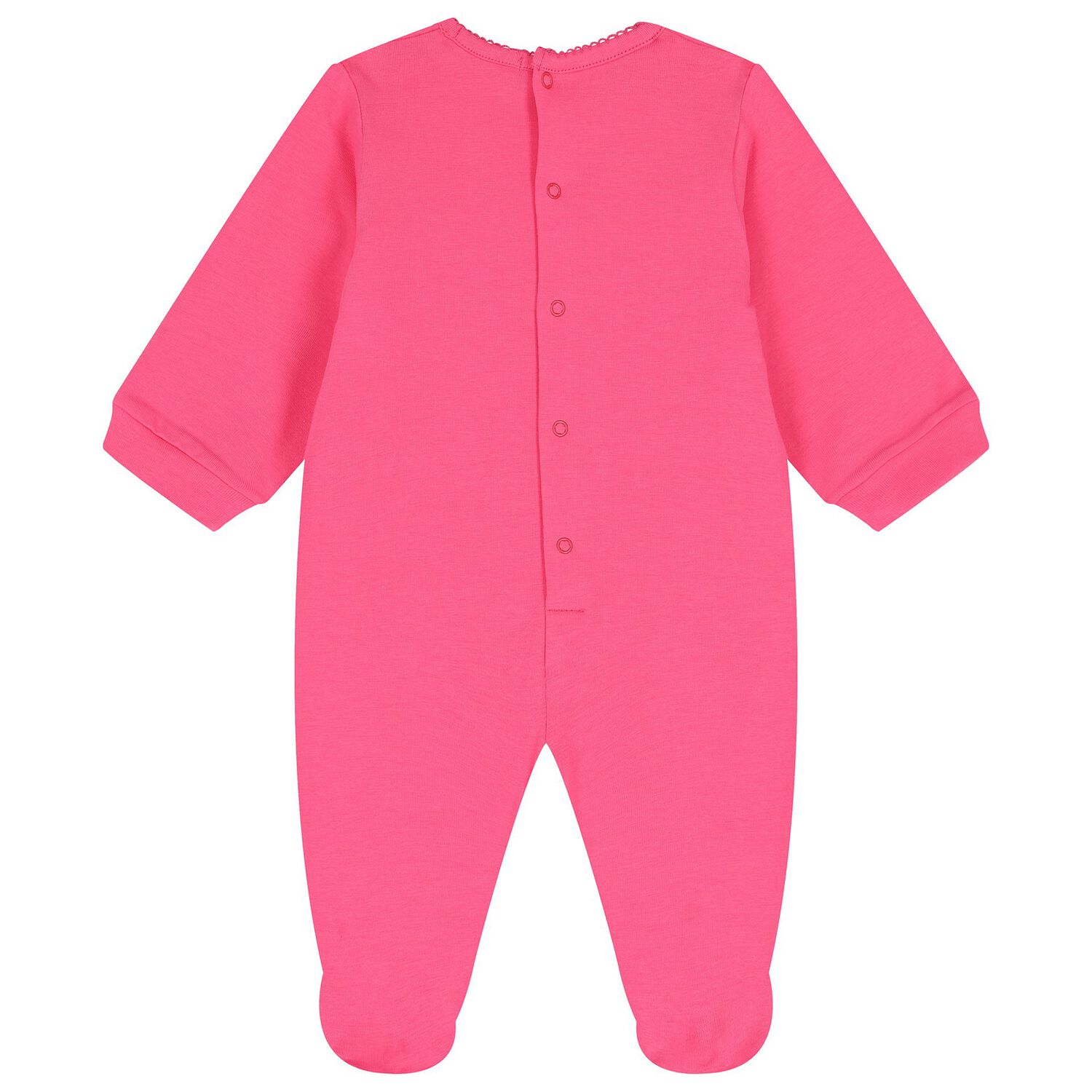 Baby Girls Pink Logo Babygrow, 3, hi-res