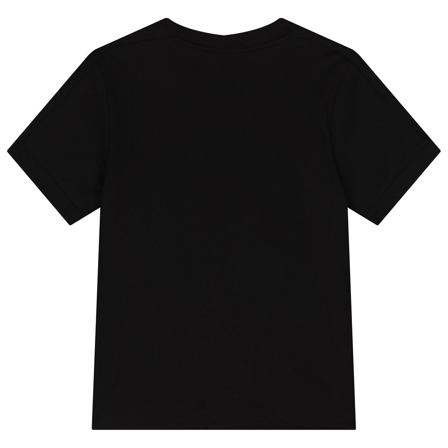 Boys Black Logo T-Shirt, 4, hi-res