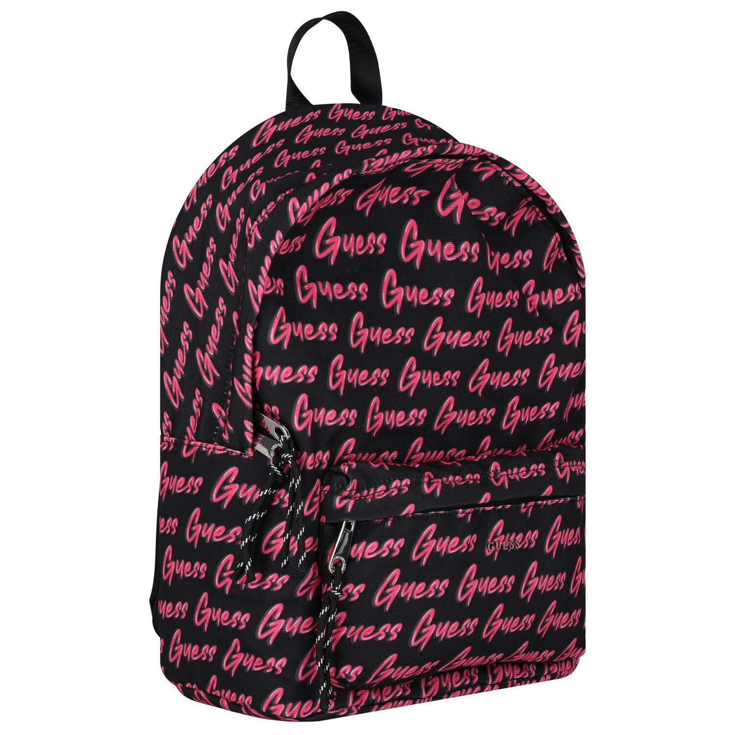 Girls Black & Pink Logo Backpack, 2, hi-res image number null