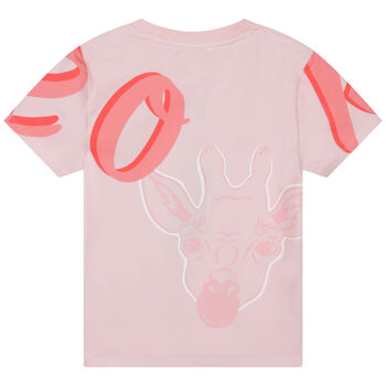 Girls Pink Logo T-Shirt