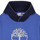 Boys Blue Logo Hooded Top, 1, hi-res