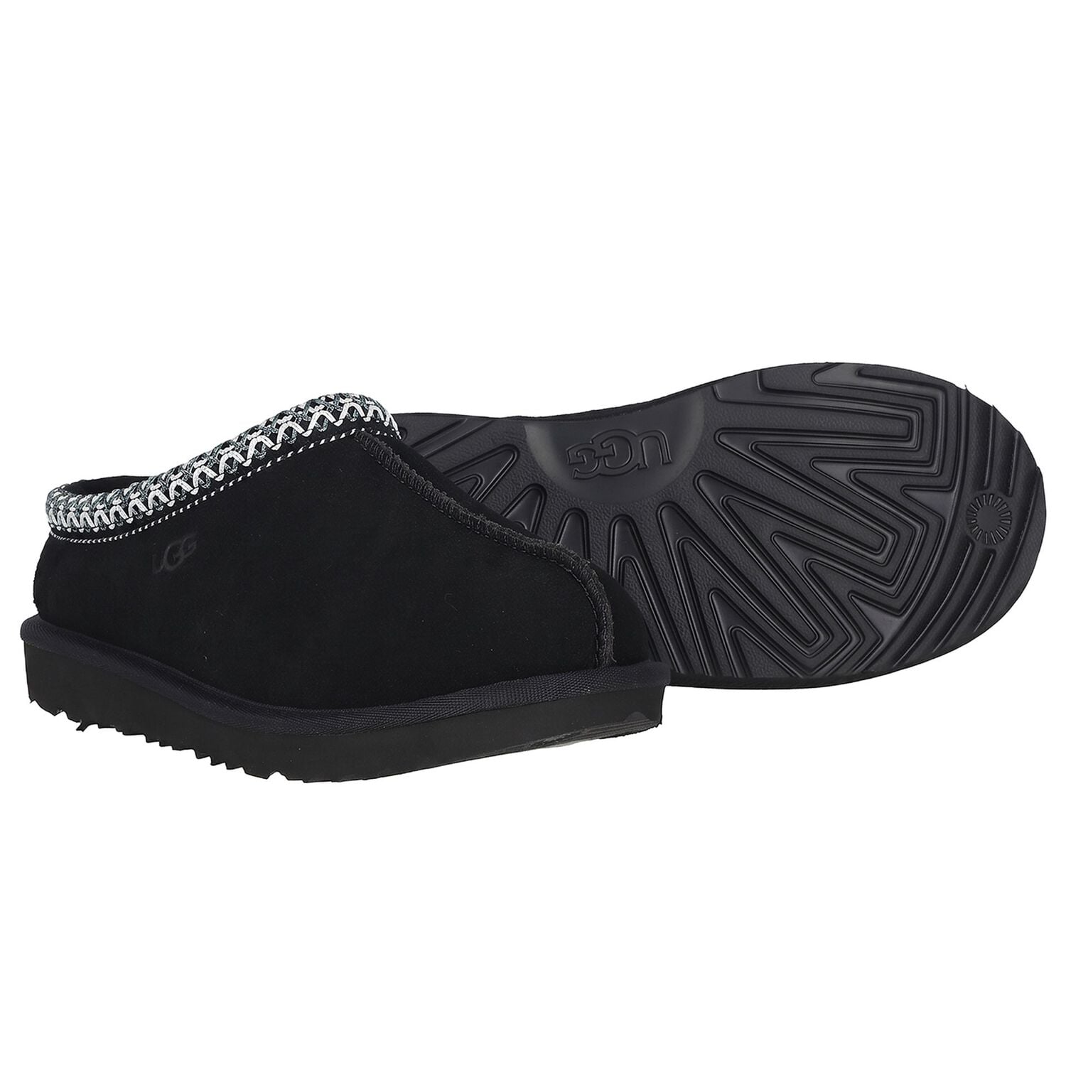 Black Tasman II Suede Mules, 1, hi-res
