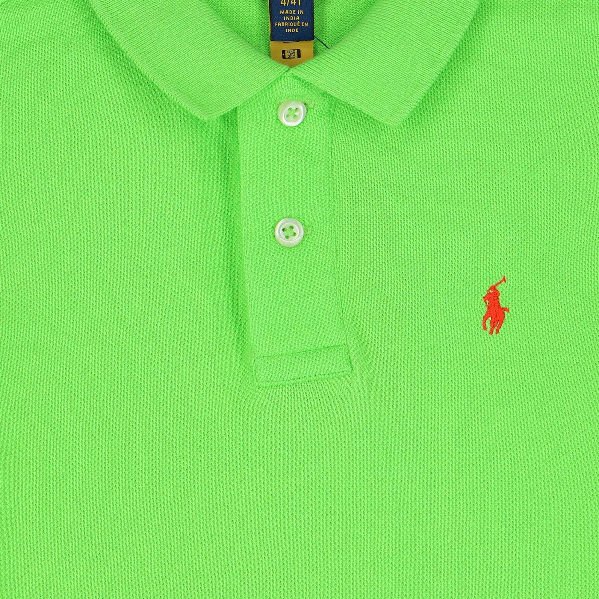 Ralph lauren lime green polo shirt clearance