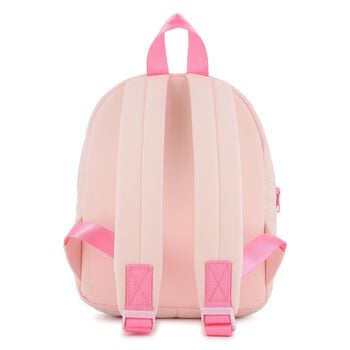 Younger Girls Pink Quilted Backpack ( 25cm )