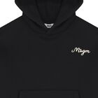 Boys Black Logo Hooded Top, 1, hi-res