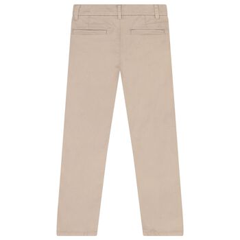 Boys Beige Trousers