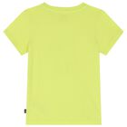 Boys Neon Yellow Logo T-Shirt, 3, hi-res