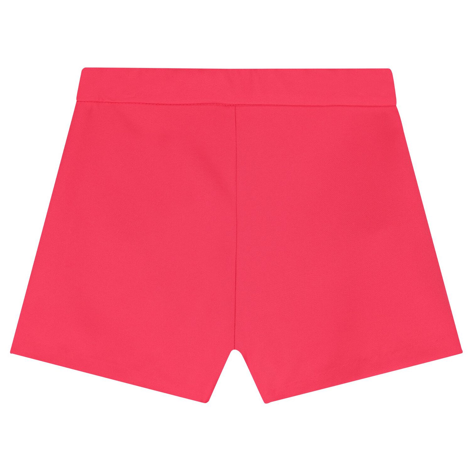 Girls Pink Crepe Flower Shorts Set, 1, hi-res