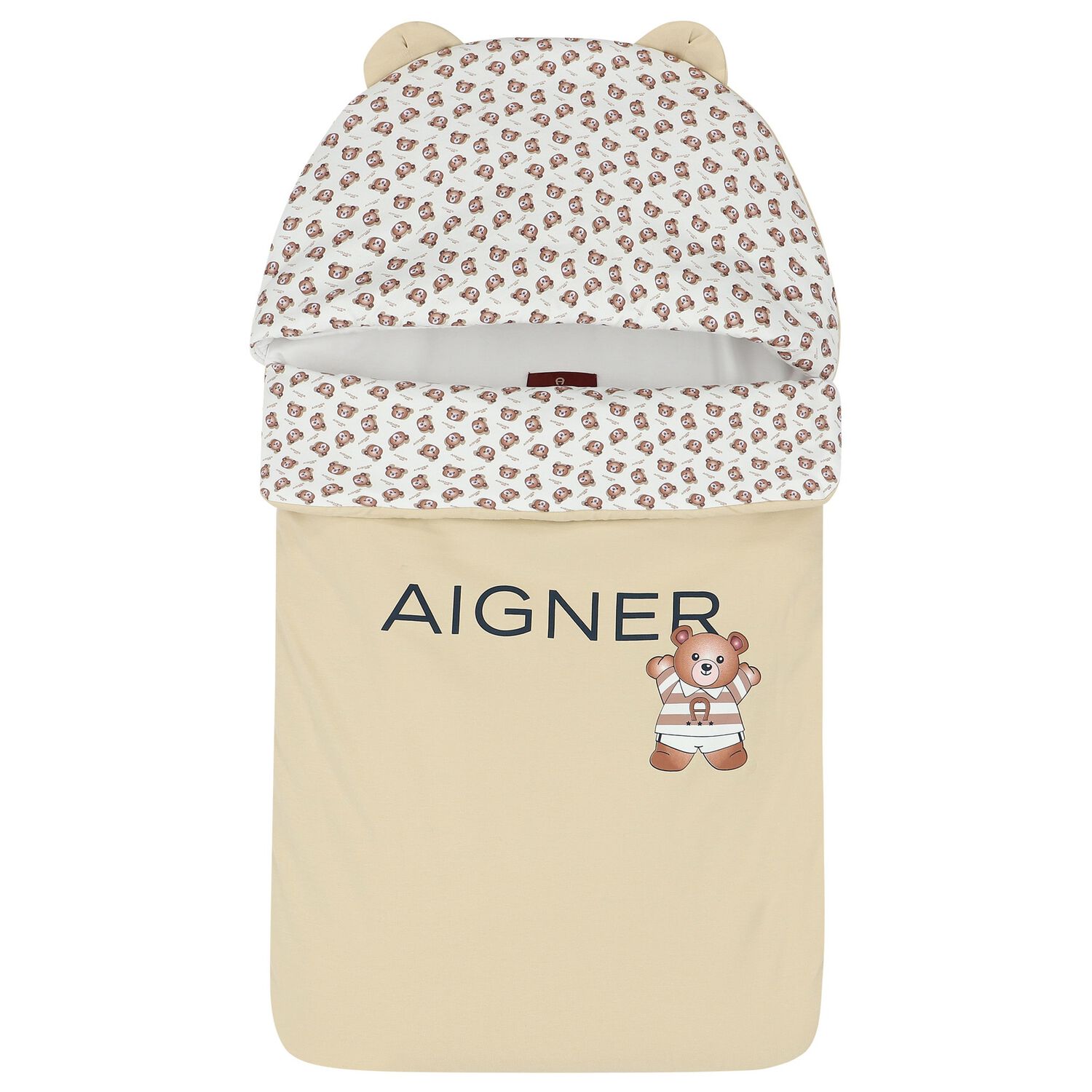 مدس بالشعار باللون البيج, 3, hi-res image number null