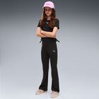 Girls Black Logo Leggings, 1, hi-res
