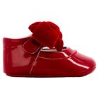 Baby Red Bow Leather Pre Walker Shoes, 3, hi-res
