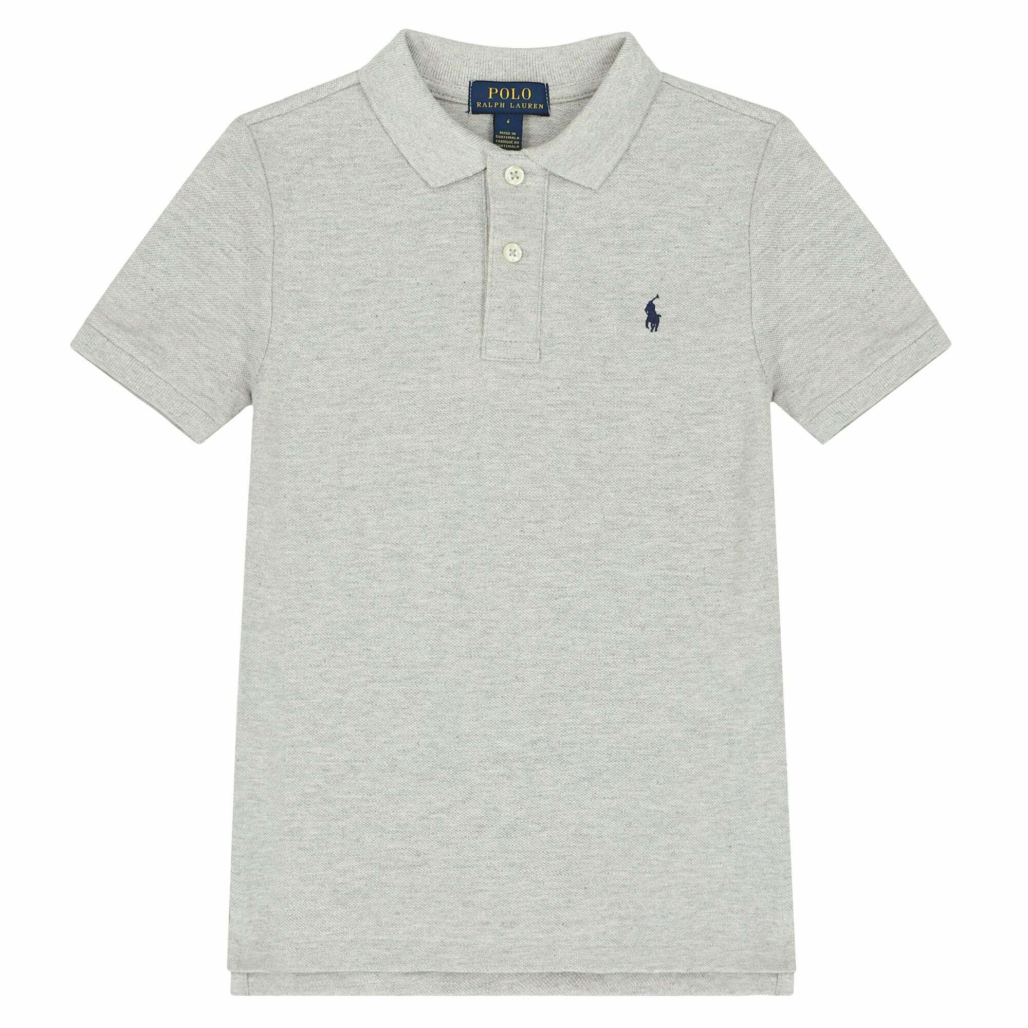 トップス POLO ralph lauren gray logo polo shirt 13635442_16446432_600.jpg