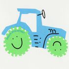 Younger Boys Ivory Tractor Long Sleeve Top, 1, hi-res