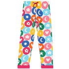 Younger Girls Pink & Ivory Trousers Set, 1, hi-res