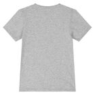 Grey Cotton Logo T-Shirt, 1, hi-res