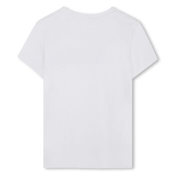 Girls White Logo T-Shirt