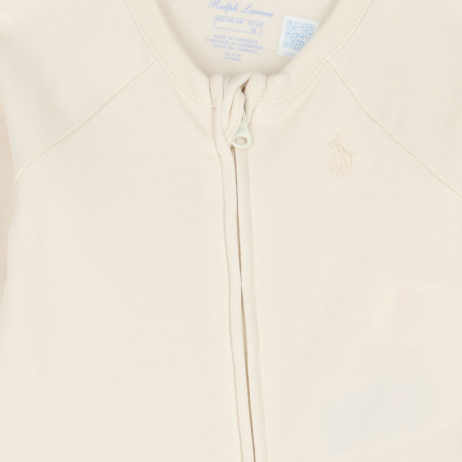 Ivory Logo Babygrow, 1, hi-res