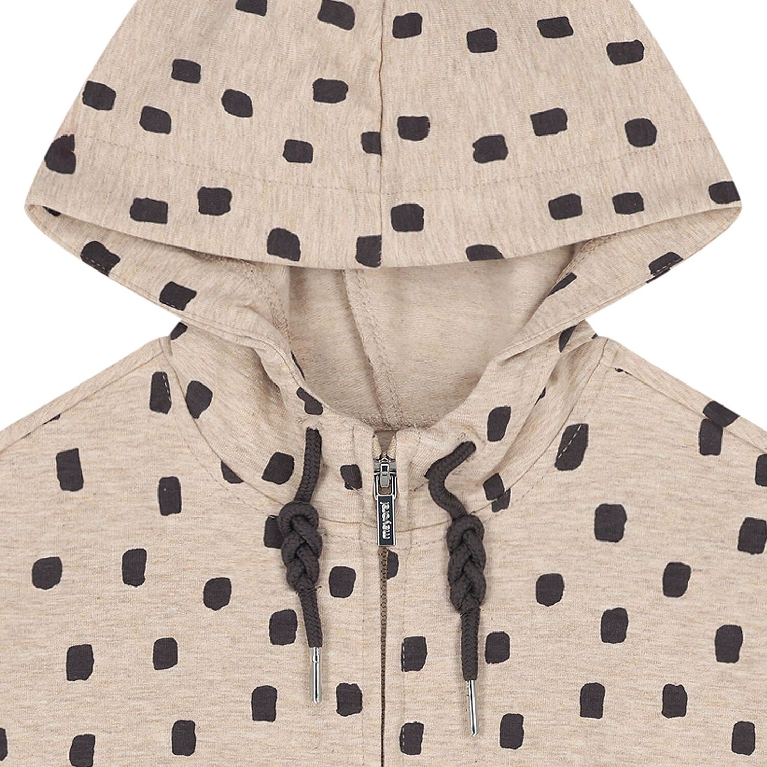 Girls Beige & Grey Spot Tracksuit ( 3 Piece ), 2, hi-res