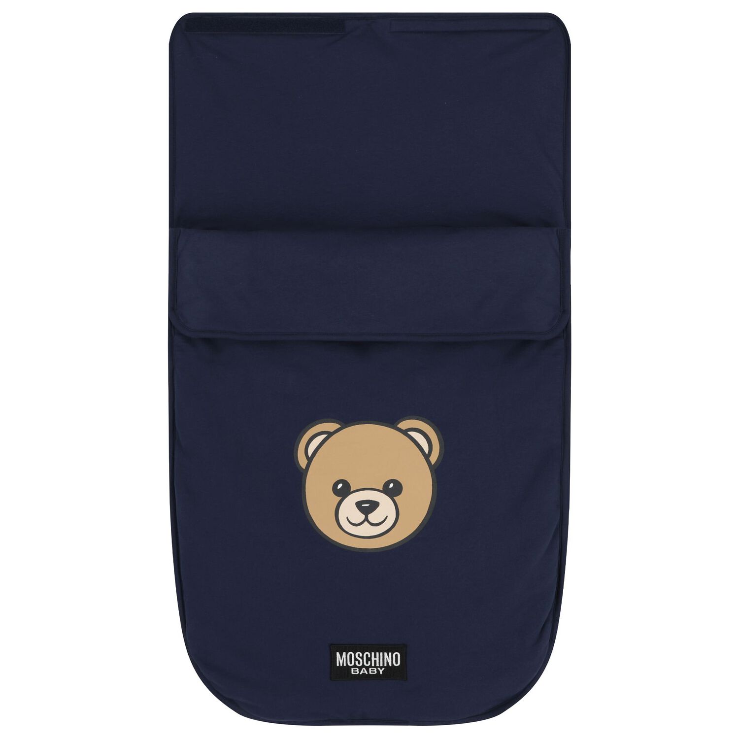 Navy Blue Teddy Bear Logo Baby Nest, 5, hi-res