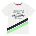 Younger Boys White Logo T-Shirt, 1, hi-res