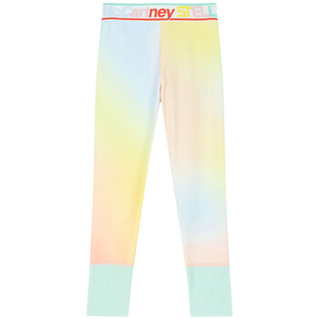 Girls Multicoloured Logo Leggings