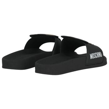 Black Teddy Bear Logo Sliders 