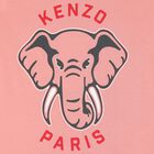 توب بنات طويلة الاكمام  بالشعار واللون الوردي , 2, hi-res