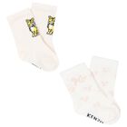White & Ivory Tiger Logo Socks ( 2 Pack ), 2, hi-res