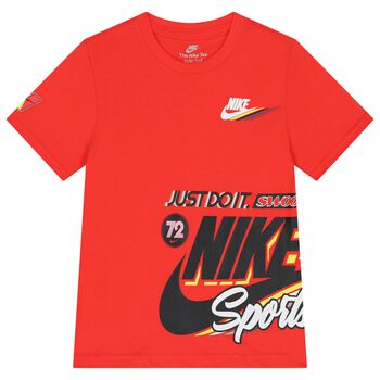 Boys Red Logo T-Shirt