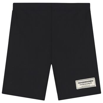 Black Logo Softskin Cycling Shorts