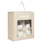 Baby Boys Ivory Suede Pre Walker Moccasins, 3, hi-res