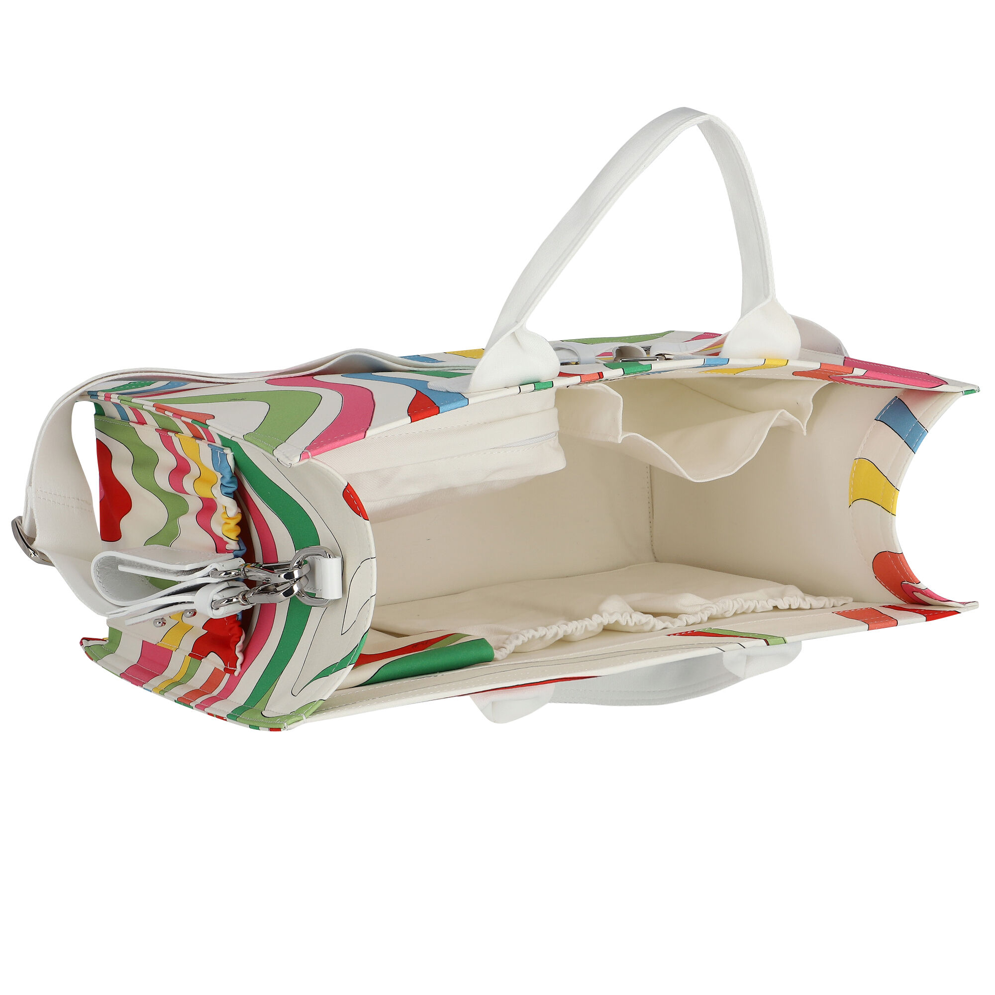 Emilio Pucci Ivory Marmo Baby Changing Bag | Junior Couture USA