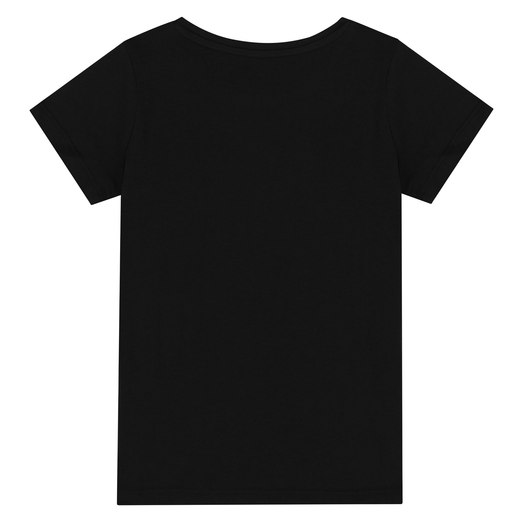 Guess Girls Black Logo T Shirt Junior Couture