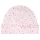 Baby Girls Pink Hearts Hat, 1, hi-res