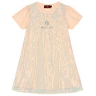 فستان بالشعار باللون الوردي, 2, hi-res