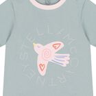 Younger Girls Green Bird Logo T-Shirt, 1, hi-res