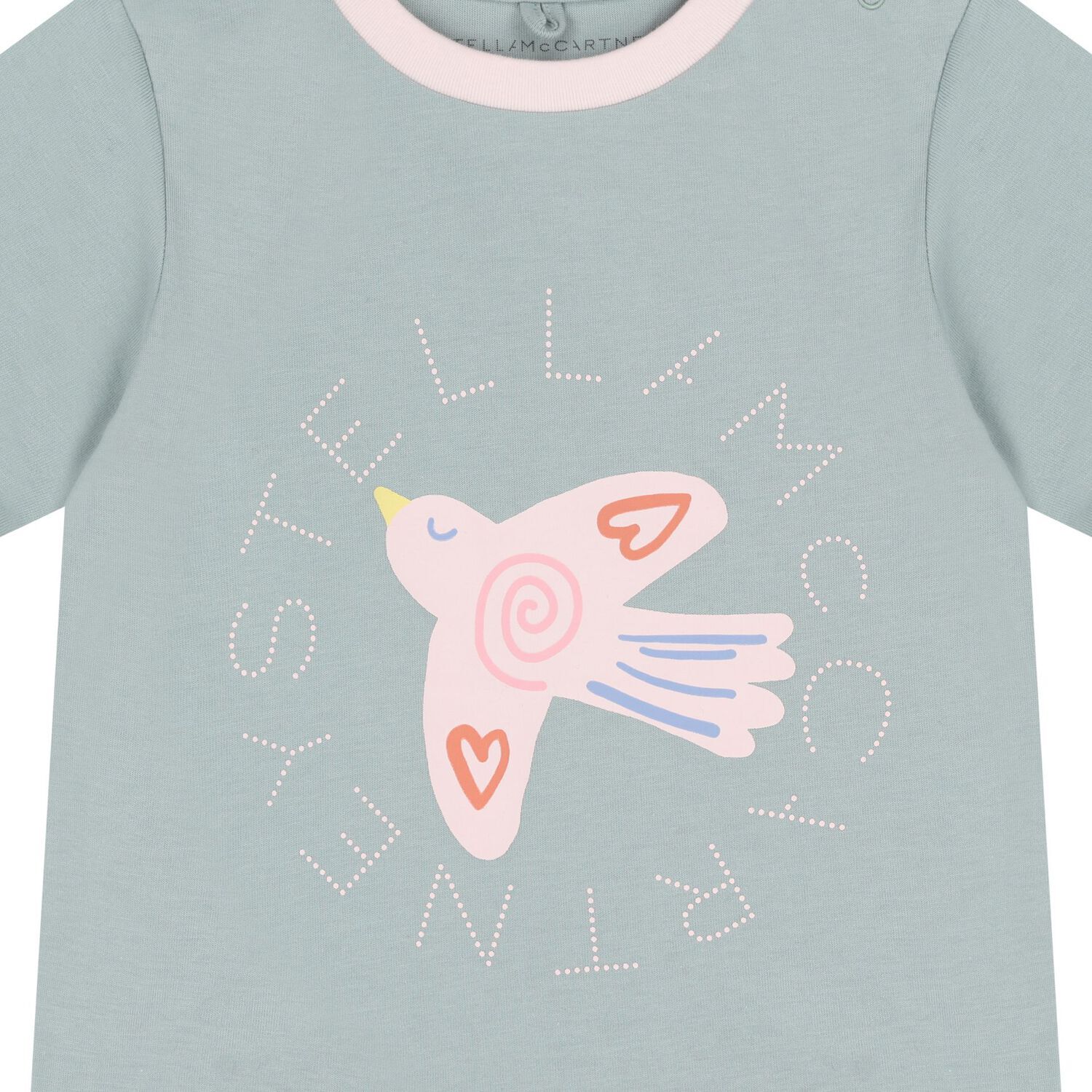 Younger Girls Green Bird Logo T-Shirt, 1, hi-res