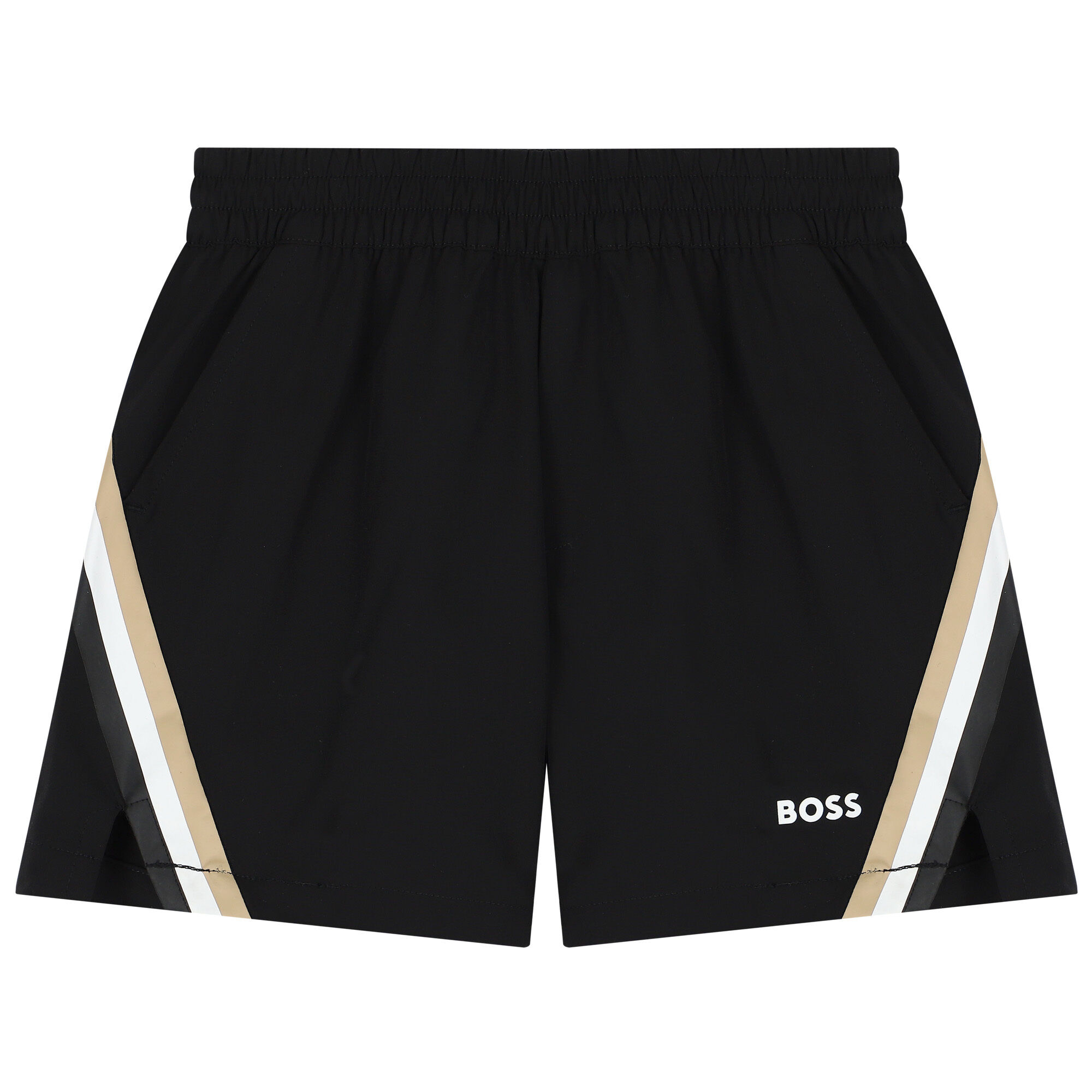 BOSS Boys Black Logo Shorts Junior Couture Bahrain