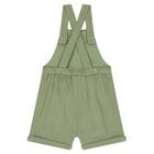 Younger Boys Green Dungaree & Hat Set (3 Piece), 2, hi-res