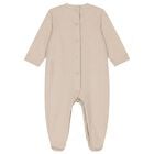 Beige Smocked Babygrow Gift Set, 1, hi-res