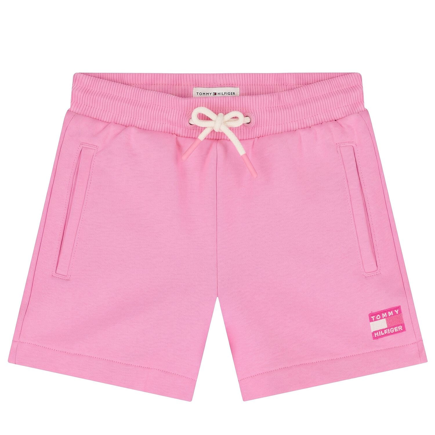 Girls Pink Logo Shorts, 1, hi-res