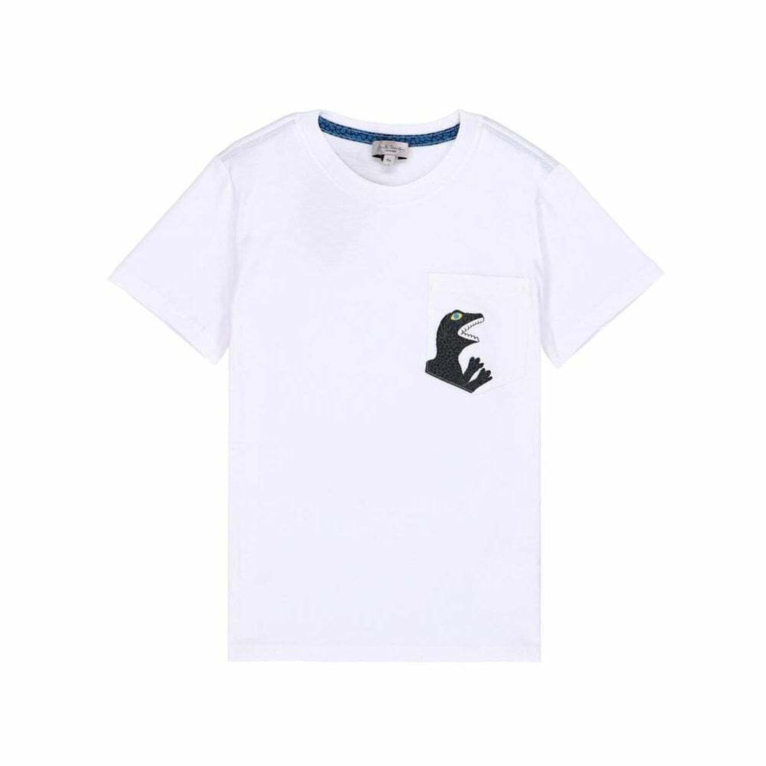 Boys White Cotton T-Shirt, 1, hi-res image number null
