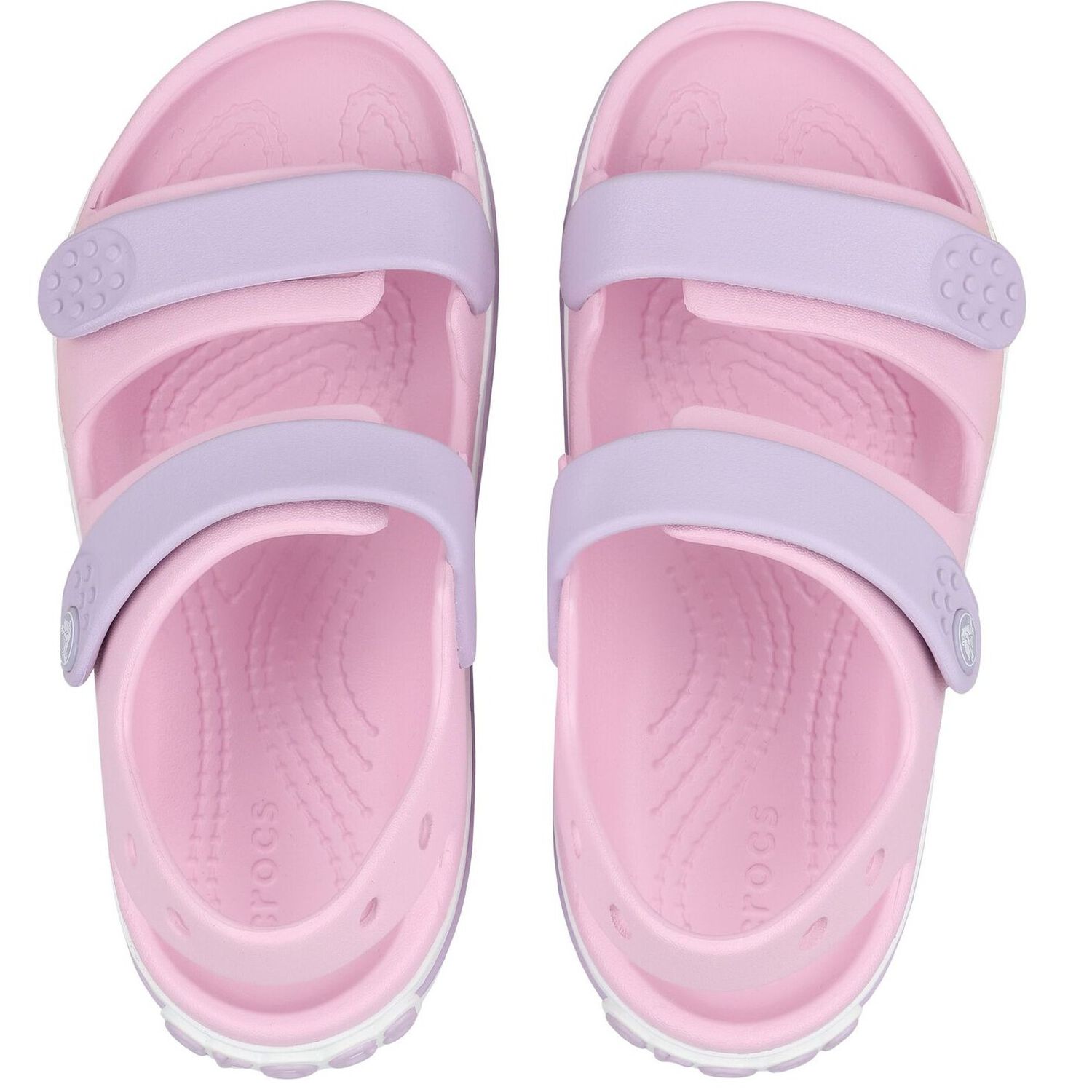 Girls Pink Crocband Sandals, 1, hi-res image number null