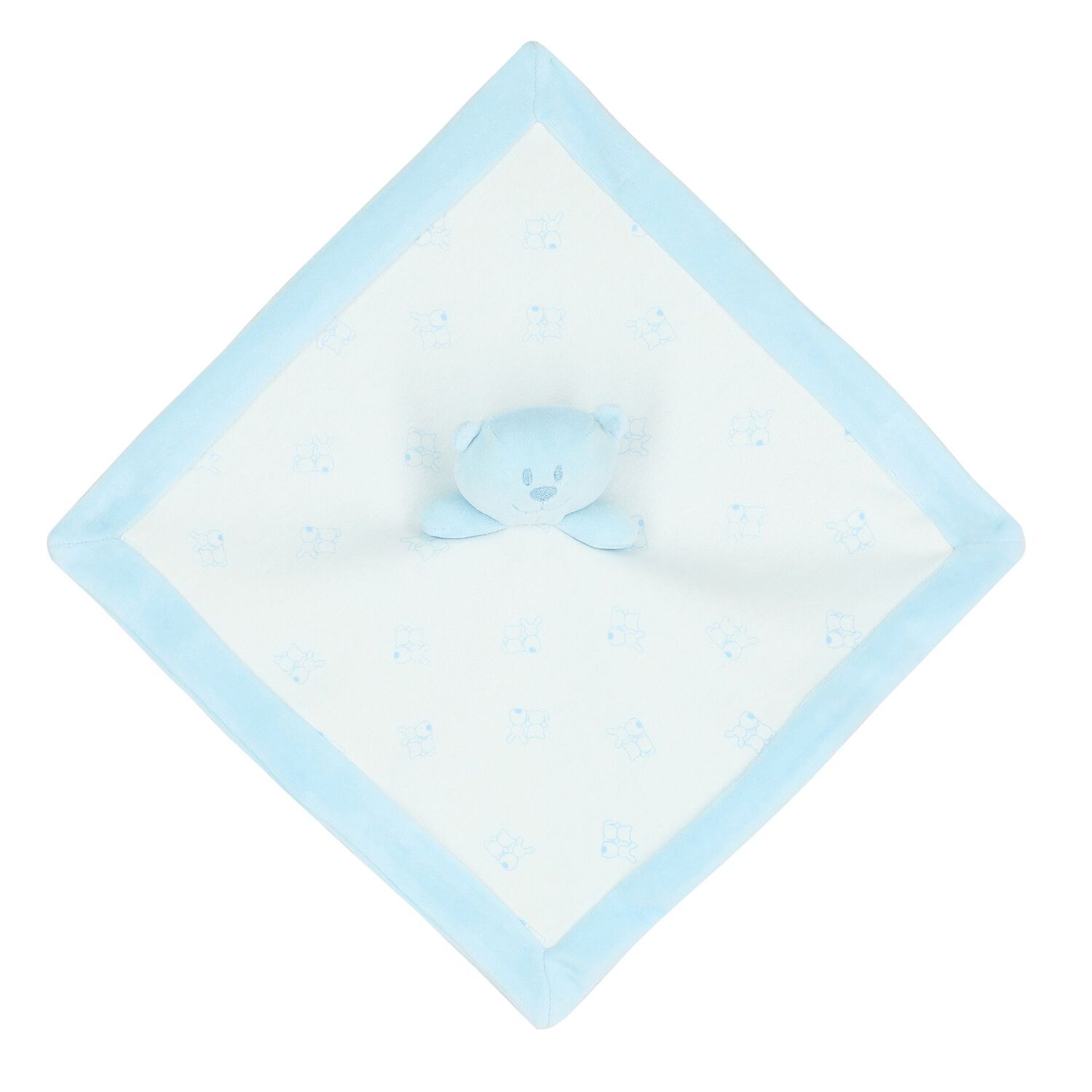 Baby Boys Blue Bear Doudou Comforter, 2, hi-res image number null